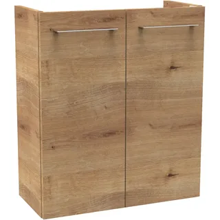 Fackelmann Waschbeckenunterschrank 52 x 60 x 24,3 cm Braun