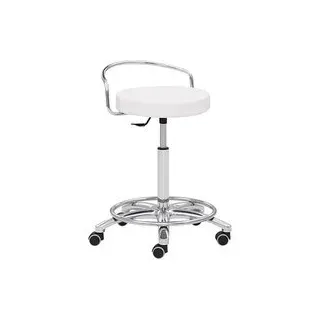 Mayer Arbeitshocker 1253 30582 weiß Kunstleder, 1 St.