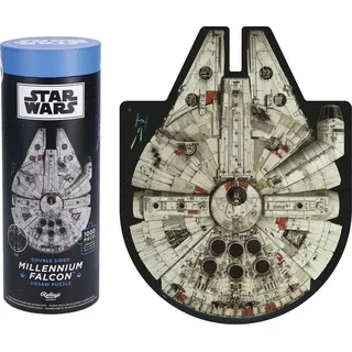 RIDLEY'S GAMES Doppelseitiges Formenpuzzle Star Wars: Millennium Falcon 1000 Teile