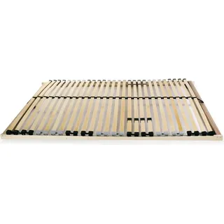 vidaXL Lattenrost mit 28 Latten 7 Zonen 140x200 cm - Braun