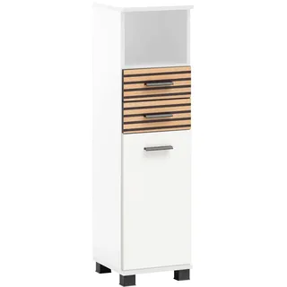 Schildmeyer Katta Midischrank 30,3 x 110,5 x 32,6 cm Weiß/Braun
