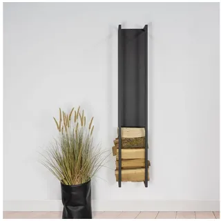 Spinder CUBIC FIRE Wandregal 30 x 24 x 167 cm Schwarz