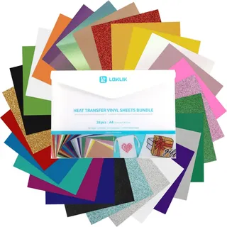 loklik Heat Transfer Vinyl Material Bundle Gestaltungsset