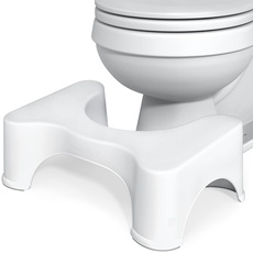Squatty Potty Original Badezimmer Toilette Schemel, 7-Zoll Höhe, Weiß