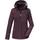 Damen Funktionsjacke/Outdoorjacke mit abzippbarer Kapuze KOS 133 WMN JCKT, aubergine, 38, 38383-000