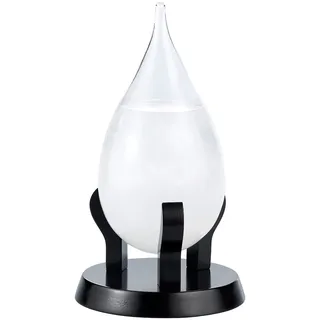 Carlo Milano Fitzroy Wetterstation: Modernes Fitzroy-Sturmglas in Tropfenform, 22cm (Wetter Gläser, Sturmglas Barometer, Wettervorhersage Tropfen)