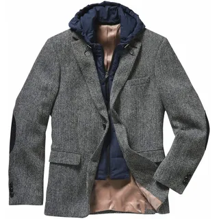 Harris-Tweed-Sakko Nordwind Grau 52
