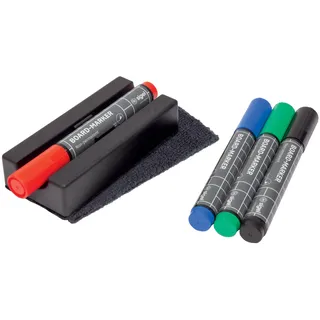 Sigel Whiteboard Zubehör-Set 130 mm x 60 mm Schwarz 4 St.