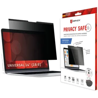 Displex "Privacy Safe - Universal 14, 16:9", schwarz,