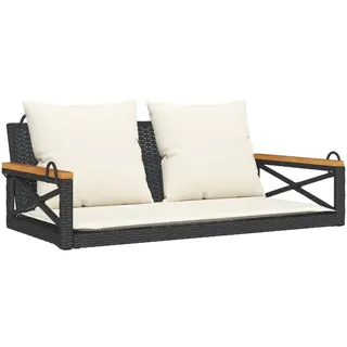 vidaXL Hängebank 109 x 62 x 40 cm Schwarz