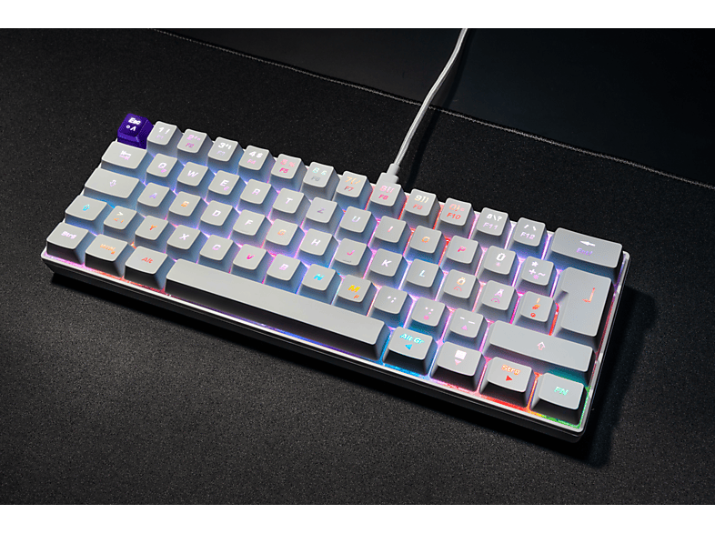 Bild von IGK-5000-WT Mini Size, Gaming Tastatur , Mechanisch, Sonstiges, kabelgebunden, Weiß