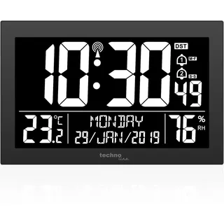 Technoline WS 8017 24,4 cm schwarz