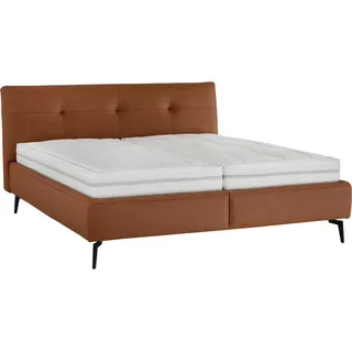 Beldomo - Sleep Polsterbett , Braun, Cognac , Textil , H2 + H3 , Höhe ca. 24 cm , 180x200 cm , Goldenes M, Made in Eu , Härtegradauswahl, Bezug abnehmbar/waschbar, optimale Belüftung, für verstellbare Lattenroste geeignet, Tragegriffe, schadstoffgeprüft, alternative Größen erhältlich, Bezug rundum abnehmbar,gepolstertes Kopfteil, Stoffauswahl, in verschiedenen Größen erhältlich, Matratze in verschiedenen Härtegraden erhältlich,Federleisten mit Duokappen, Mittelgurt, individuelle Liegehärteeinstellung,