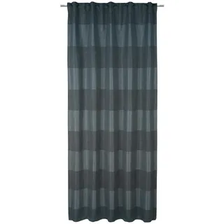 Esposa Wärmeschutzvorhang , Anthrazit, Jadegrün , Textil , Streifen , 140x245 cm , für Stange und Schiene geeignet, Lärmschutz, mit Kombiband , Heimtextilien, Vorhänge, Fertigvorhänge, Thermovorhänge