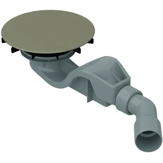 BetteAir 50 Ablaufgarnitur, seitlich, Ablaufleistung 0,6 l/s, mit BetteAntirutsch Pro, B525-425AY, Farbe: Greige matt