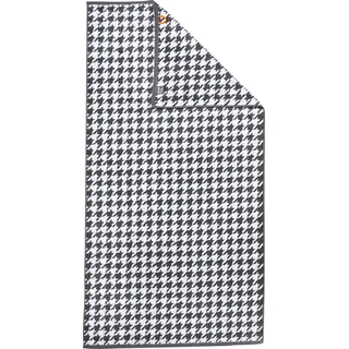 done.® Duschtuch »Daily Shapes Bird« Jacquardgewebe, modernes Muster, grau