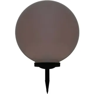 vidaXL Außen-Solarlampen 2 Stk. LED Kugel 50 cm RGB - Weiß