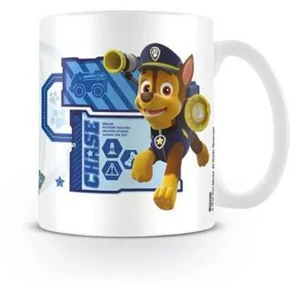 Paw Patrol Chase Ceramic Mug Kaffeetassen, Keramik, Mehrfarbig, 7.9 x 11 x 9.3 cm