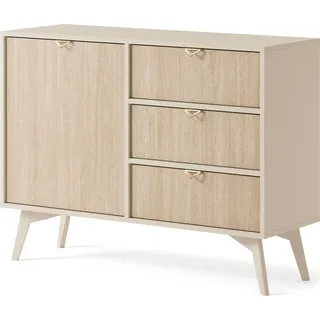 Feldmann-Wohnen Sideboard 106 x 80 x 38 cm Beige
