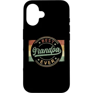Hülle für iPhone 16 Best Grandpa Ever Emblem Father's Day Grandpa Gifts Funny