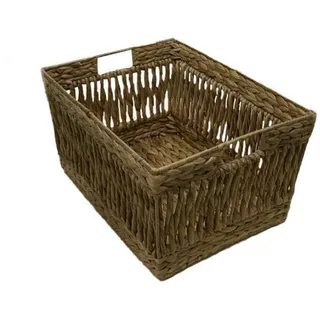 Landscape Regalkorb , Naturfarben , Metall, Naturmaterialien , 20 l , rechteckig , 30x20x40 cm , Handmade in Vietnam , handgemacht , Ordnen & Aufbewahren, Dekoboxen & Aufbewahrungsboxen, Regalboxen & Stehsammler