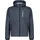 Herren Jacket Zip Hood titanio-alluminio 48