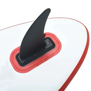 vidaXL Mittelflosse für SUP-Board 18,3 x 21,2 cm Kunststoff Schwarz - Schwarz