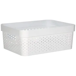 Curver Aufbewahrungsbox Infinity 35,6 x 26,6 x 13,6 cm 1-tlg. weiß