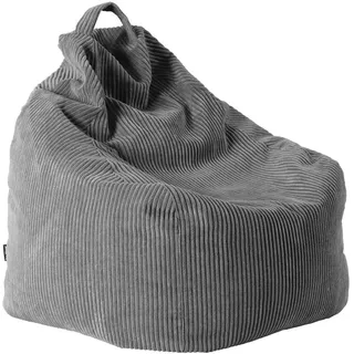 Livetastic Sitzsack , Anthrazit , Textil , 190 l , Füllung: EPS Mikroperlen , 80x85x80 cm , Bezug abnehmbar und waschbar, Reißverschluss , Wohnzimmer, Sessel, Sitzsäcke, Kindersitzsäcke