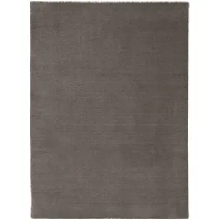 carpetfine »Gabbeh Lola Uni« rechteckig 14 mm Höhe mit natürlichem Pflanzenmaterial von Hand gewebt, auch in Rund