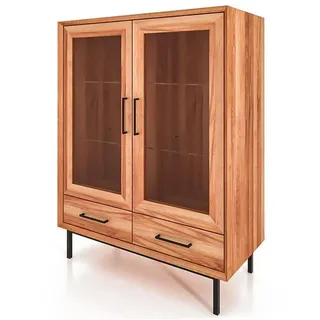 byoak Sideboard Leon Kernbuche , Holz , Echtholz,Buche , 97x125x45 cm , Kleinmöbel, Kommoden, Highboards