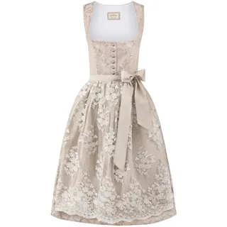 Stockerpoint Damen Sidonia Midi Dirndl, Creme, 42
