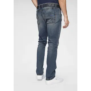 Camp David Straight-Jeans »NI:CO:R611«, mit markanten Steppnähten, blau