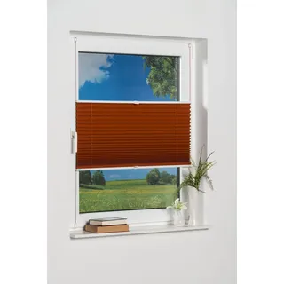 K-HOME Plissee Siena 110 x 130 cm orange