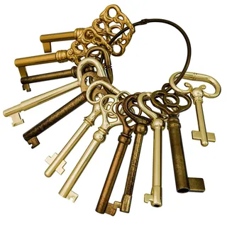 KY-12S Skelettschlüssel-Set, Reproduktionsschlüssel für antike Möbel, Schranktüren, Kommoden, Schubladen, alte Vintage-Möbel