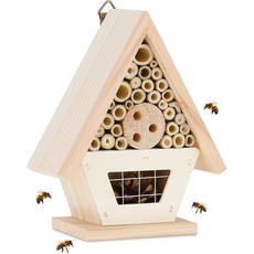 Relaxdays, Insektenhotel, Insektenhotel (Schmetterlinge, Grabwespen, Wildbienen)