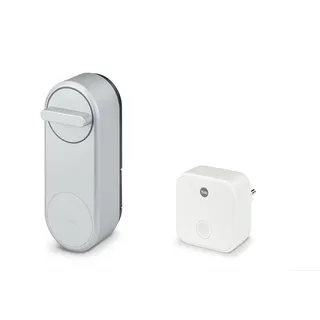 Bosch Yale Linus Smart Lock Türschloss inkl. WiFi Bridge Silber