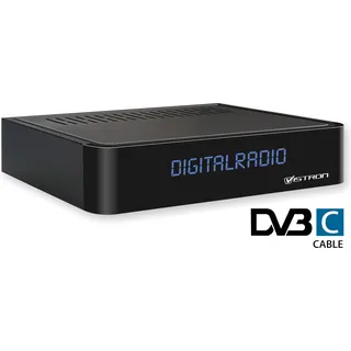 Vistron VT855-N DVB-C Radio Tuner, Schwarz