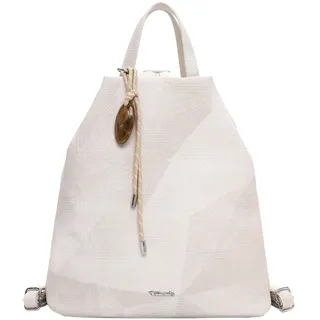 Rucksack TAMARIS "Rucksack TAS Karen", Damen, Gr. B/H/T: 29cm x 31cm x 17cm, beige (ecru 320), Obermaterial: 60% Polyurethan PU. 40% Polyester PES., Rucksäcke Rucksack