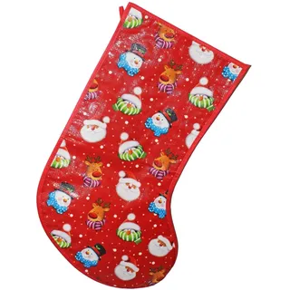 Weihnachtsstrumpf Groß Pp Gewebt Geschenk Tasche Spaß Charakter Design