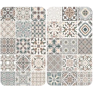 Wenko Herdabdeckplatte Universal Mod. Kachel 30 x 52 cm mehrfarbig