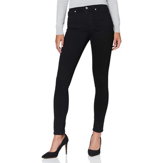 GANT Damen Skinny SUPER Stretch Jeans Freizeithose, Black, 32W / 32L