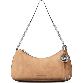 Michael Kors NOLITA Mittlere Clutch aus Nubukleder mit Kette