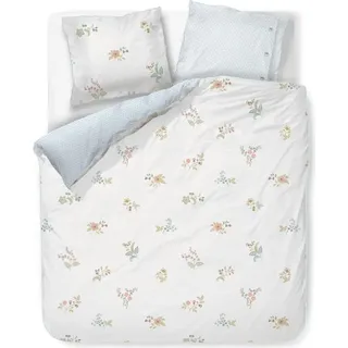 Pip Studio Bettwäsche-Garnitur Blossom Chique  Farbe Weiss Größe 200x200+2x80x80 - Weiß