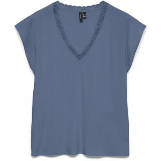 Vero Moda Vmbella Sl Lace Top Blau S