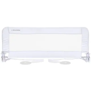 Dreambaby F719 Phoenix Bettgitter Rausfallschutz, mit Umklappfunktion & transportables Bettgitter – geeignet für flache Betten bis zu King Size Matratzen – Abmessungen 110cm breit x 45,5cm hoch – Weiß