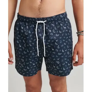 Superdry Studios Badeshorts - Mix Match Navy Paisley Print - 2XL