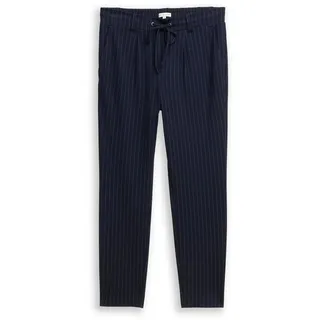 Tom Tailor 1049380 Loose Fit Hosen Navy White Pinstripe 38 32