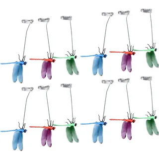 Libelle Clip,gefälschte Libelle Clip,gefälschte Libelle Pole Clips,gefälschte Libelle Clip für draußen,3D Libelle Garten Dekor,gefälschte Libelle Rod Clip
