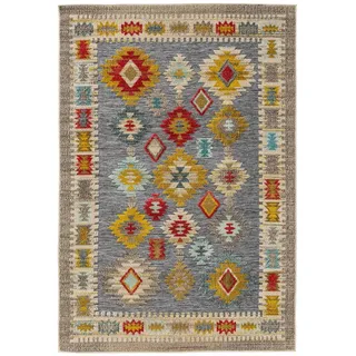 benuta Nest Outdoor-Teppich Noelia 160/230 cm , Multicolor , Kunststoff , Ethno , Rechteckig , 160x230 cm , Oeko-Tex® Standard 100 , für Fußbodenheizung geeignet, in verschiedenen Größen erhältlich, pflegeleicht , Teppiche und Böden, Teppiche, Outdoorteppiche
